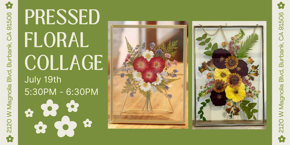 Pressed Floral Collage Workshop