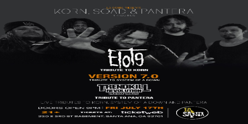 TRIBUTES TO KORN, SOAD & PANTERA