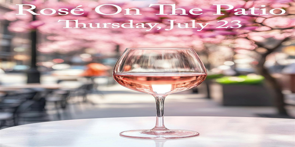 Boscos Rosé on the Patio