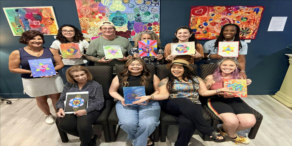 Sacred Geometry Art: A Meditative Painting Experience