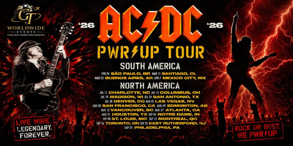 AC/DC POWER UP TOUR 2026 Philadelphia Tickets - 09/29/2026 - UNATION