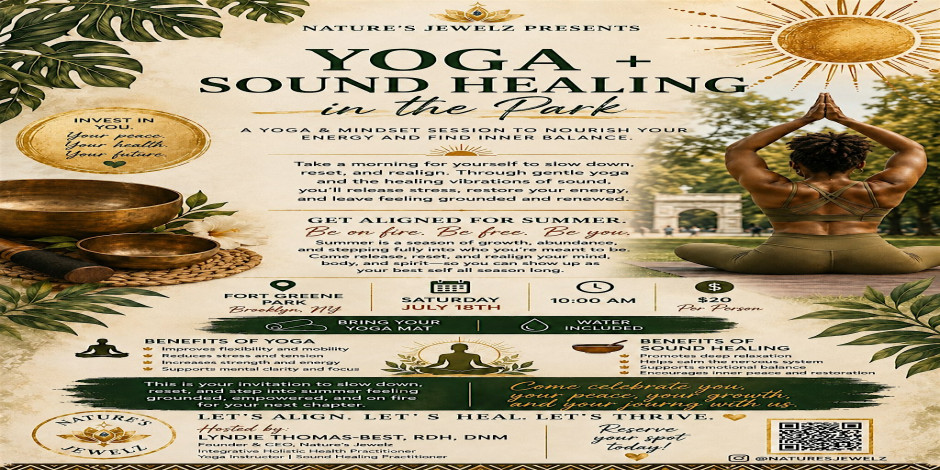 Yoga and Sound Healing at the park