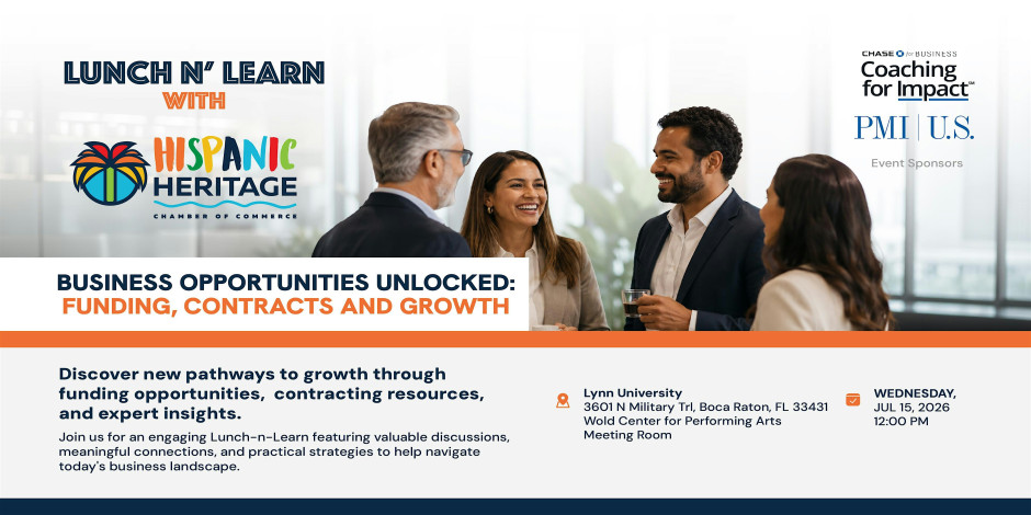 Lunch-n-Learn: Business Opportunities Unlocked: Funding, Contracts & Growth