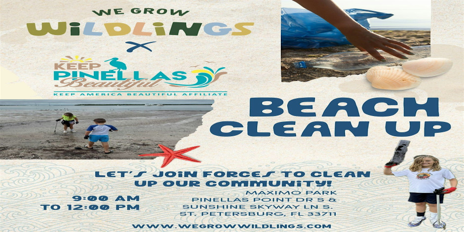 Wildlings x Keep Pinellas Beautiful Beach Clean Up