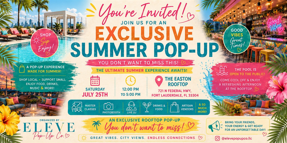 Exclusive Summer Pop-Up ☀️