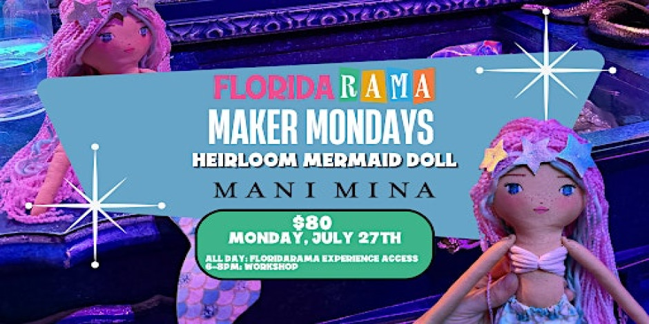 Maker Mondays: Handmade Heirloom Mermaid Doll
