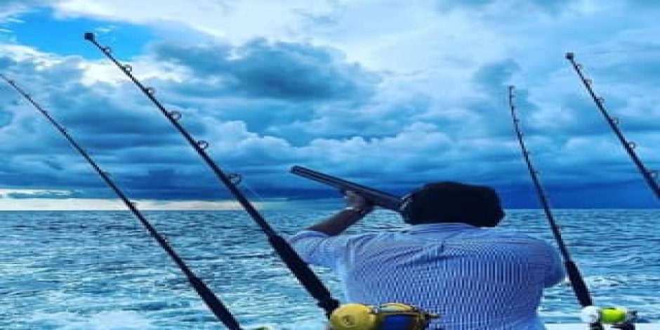 Private Charter Saltwater Fishing with Ocean Skeet Shooting