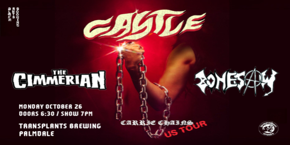 FREE SHOW: CASTLE / THE CIMMERIAN / BONESAW