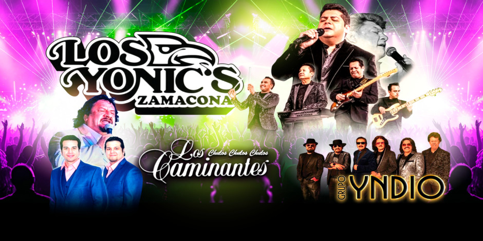 RenRod & Amplify Presentan Los Yonics, Los Caminantes y Grupo Yndio
