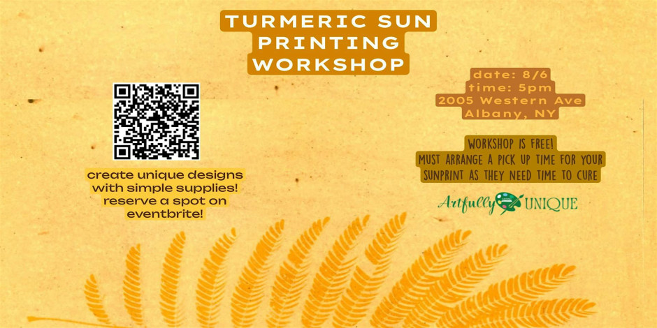 Turmeric Sun Prints Workshop