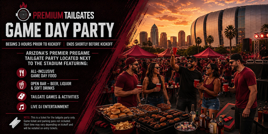 Premium Tailgate Party: Arizona Cardinals vs. Denver Broncos