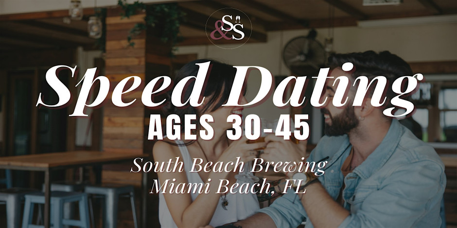 Speed Dating Ages 30-45 in Miami Beach, FL at South Beach Brewing Co.