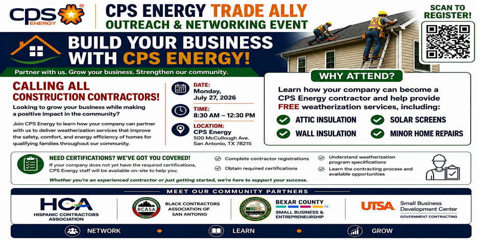 CPS Energy Construction Contractor Outreach & Networking Event