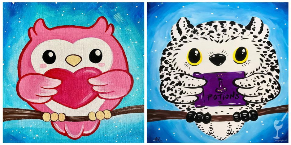 Hoot Friends -Paint your favorite