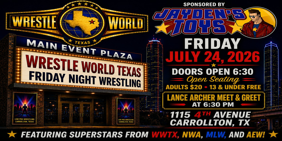 Weekly Friday Night Wrestling in Dallas! WWTX