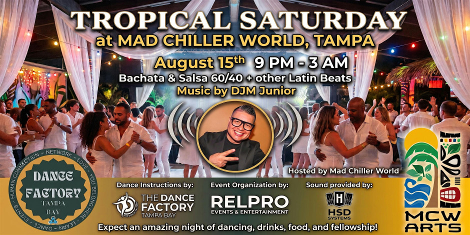 Tropical Saturday: The All White Party!