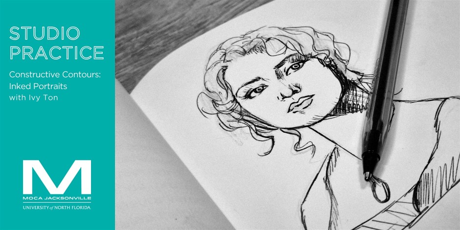 MOCA Studio Practice: Constructive Contours: Inked Portraits with Ivy Ton