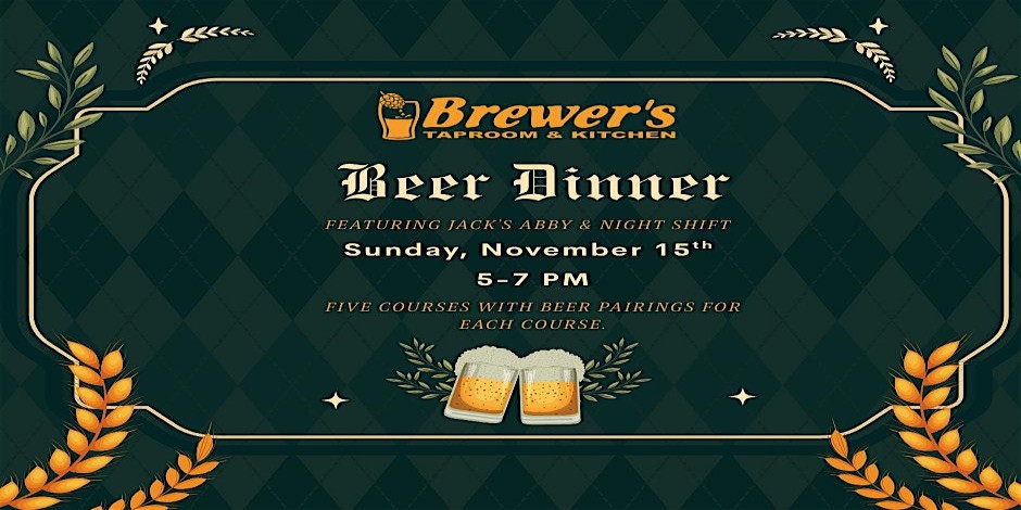 Brewer's & Jack's Abby Beer Dinner