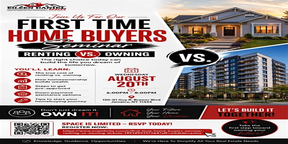 First Time Home Buyer's Seminar: Renting vs. Owning