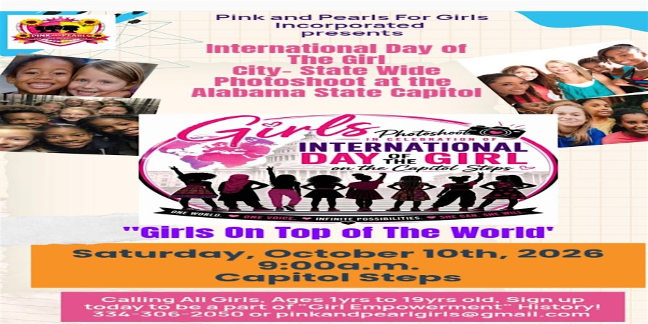 International Day of The Girl Photoshoot and Celebration: Girls On Top of T