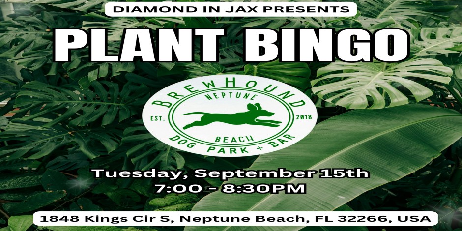 Plant Bingo - BrewHound Dog Park + Bar
