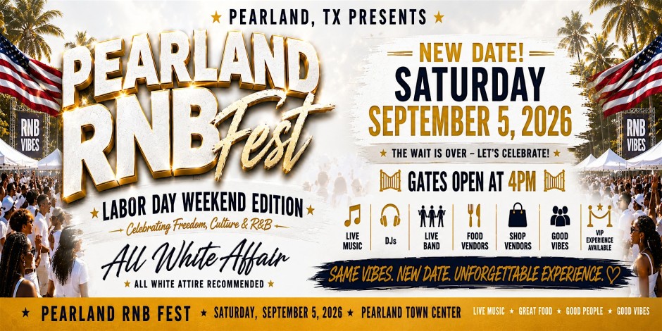 Pearland RNB Fest Labor Day Weekend