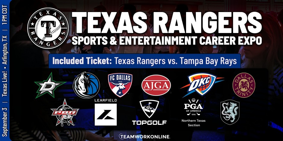 2026 Texas Rangers Sports & Entertainment Career Expo