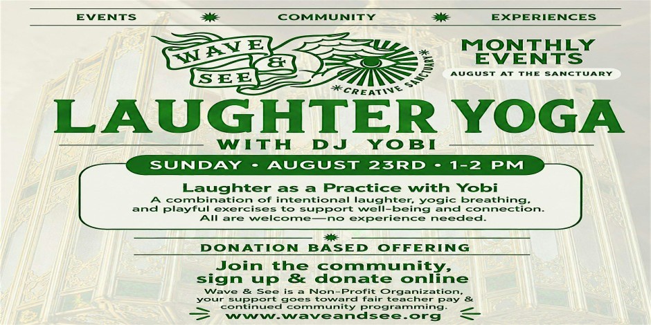 Laughter Yoga @ Wave and See Creative Sanctuary