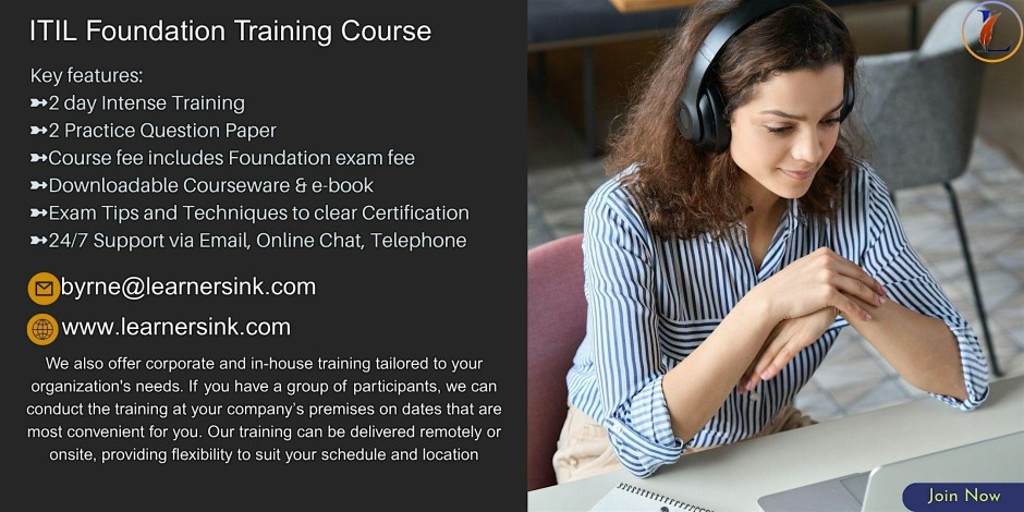 ITIL 5 Training This Month in Montgomery, AL – Enroll Now