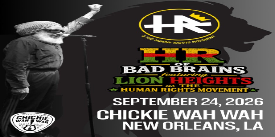 HR of Bad Brains ft. Lion Heights as The Human Rights Movement