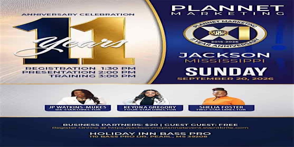 PlanNet Marketing 11 Year Anniversary Jackson MS