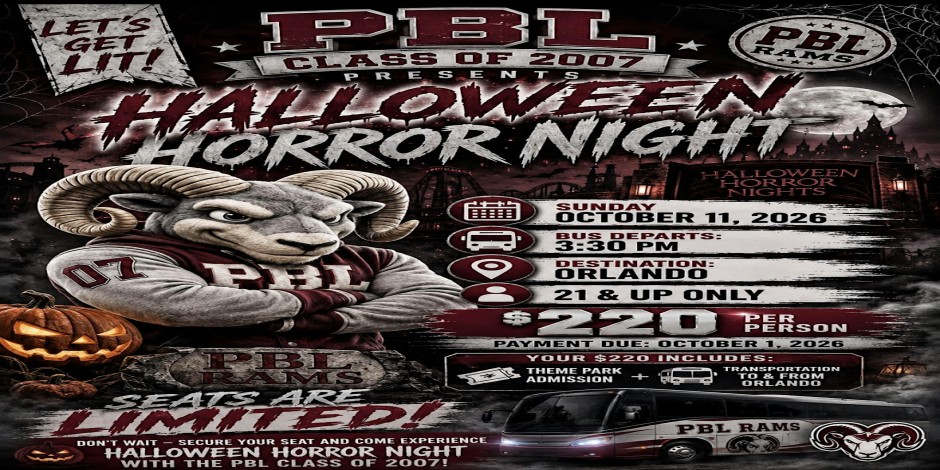 Palm Beach Lakes Class of 2007 Host Halloween Horror