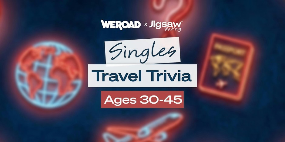 Tampa Singles Event: Travel Trivia Night (Ages 30-45)