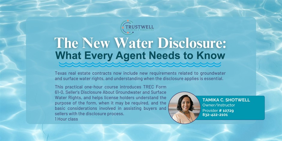 The New Water Disclosure: What Every Agent Needs to Know