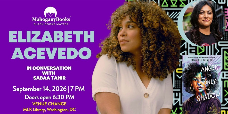 Elizabeth Acevedo discusses Anger Is Only a Shadow w/Sabaa Tahir