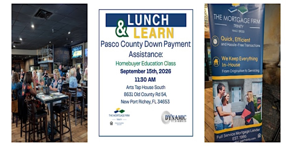 Lunch & Learn: Pasco County Down Payment Assistance