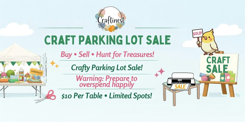 Craftinest Craft Fair - Parking Lot Sale