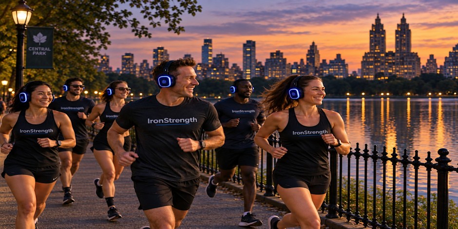 Evening Silent Headphone Run/Walk Around the Central Park Resevoir