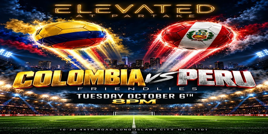 Colombia vs Peru Friendlies Live Viewing @ Elevated NYC