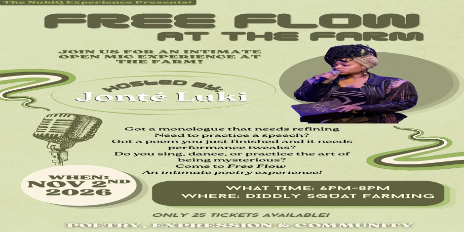 Poem Notes App Free Flow! An Intimate Open Mic Poetry Experience - UNATION
